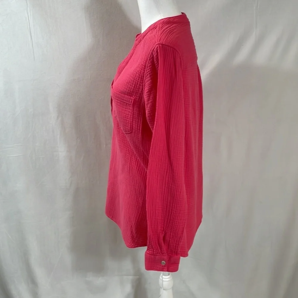 Mote Anthropologie Top Size M 100% Cotton Gauzy Fabric - Picture 5 of 11